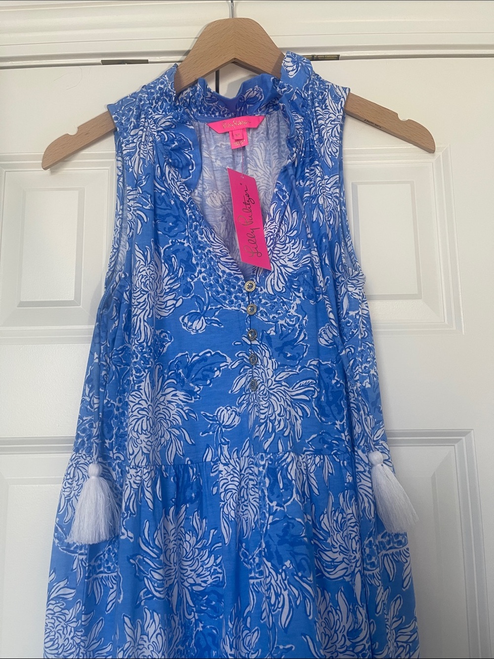 Lilly Pulitzer Malone Boca Blue Maxi Dress - Picture 7 of 11
